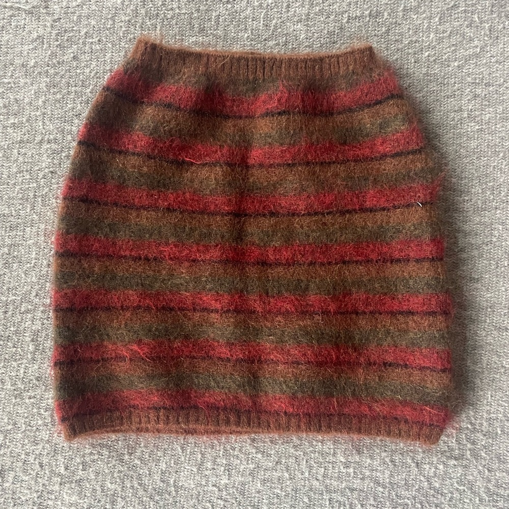 Danielle Guizio knit striped skirt